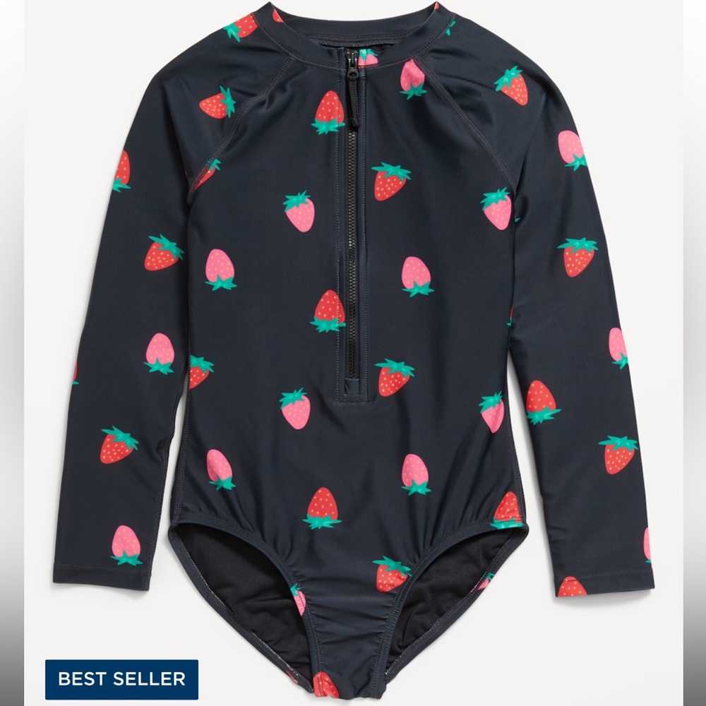 Kids‎ Swim Strawberry Print Swimsuit
